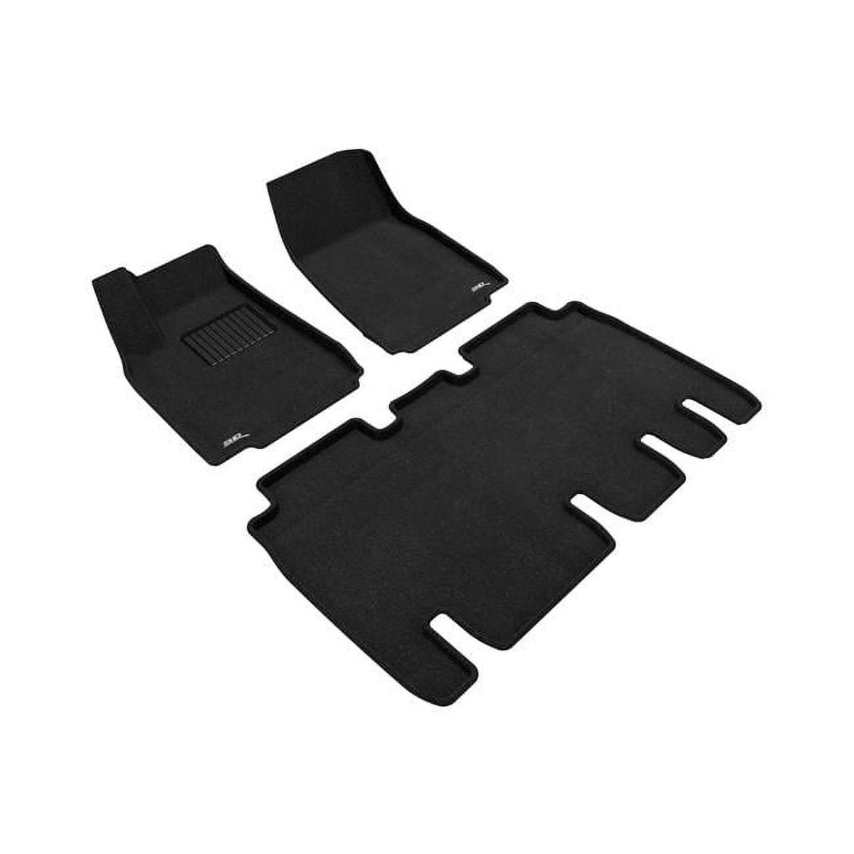 Black Floor Liner Set for Tesla Model X E711398