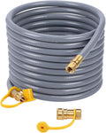 24 Ft 3/8 Inch Flexible Natural Gas Hose, Pack of 2 O77948