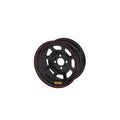 Black 14x8 D-Hole Wheel F46850