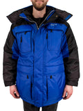 3in1 Winter Jacket Coat Parka & Vest (4XL, Blue) F935730