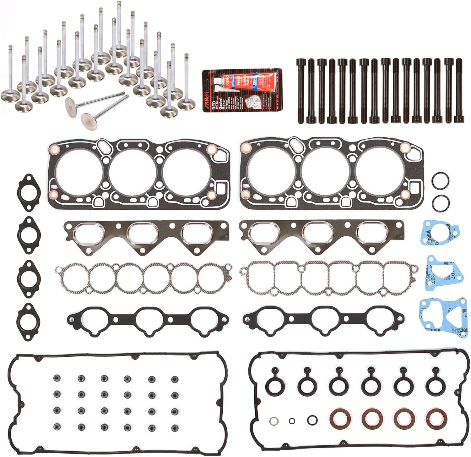 Head Gasket Set Intake Exhaust Valves N114654