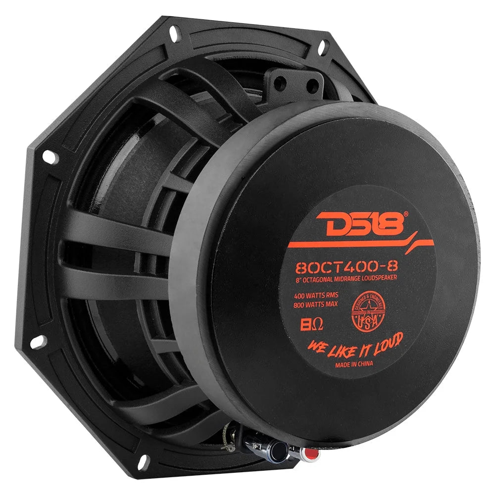 8" Octagon Midrange Loudspeaker 8 Ohm 800W Black S5091