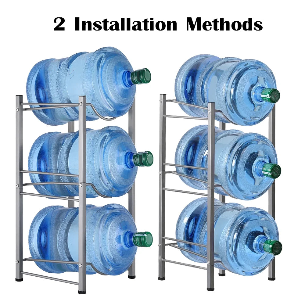 3-Tier Water Bottle Holder Storage Rack A344