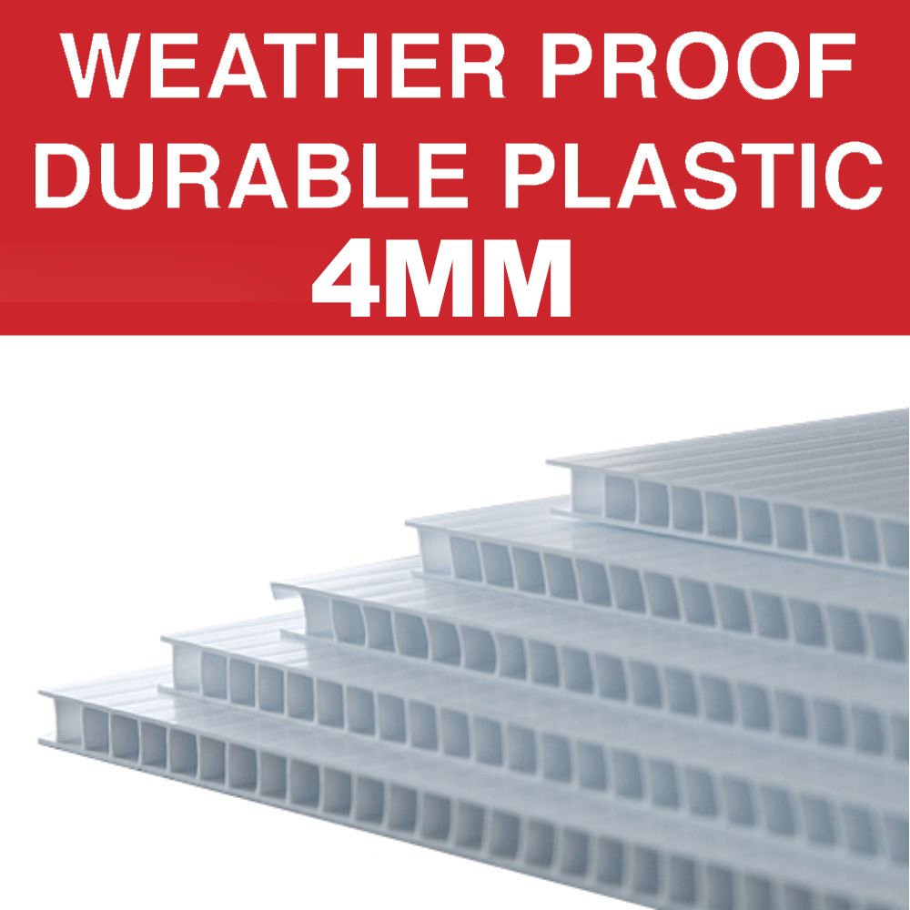 100 Bundle 18"x24" Double Sided Plastic Lawn Signs X571264