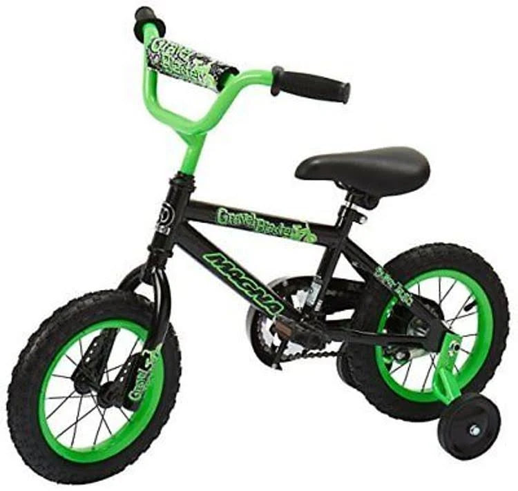Green Black 12-Inch Boys Bike C4157