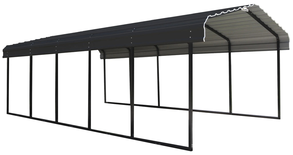 Galvanized Steel Carport 12 x 24 x 7 ft. A8441