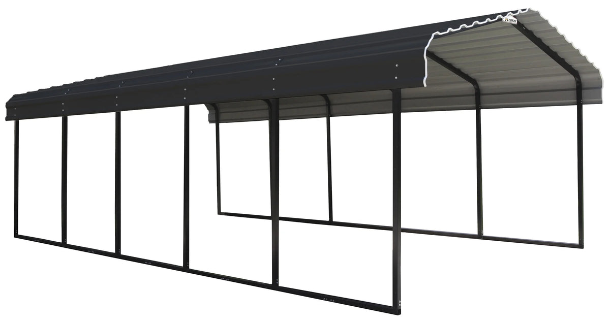 Galvanized Steel Carport 12 x 24 x 7 ft. A8441