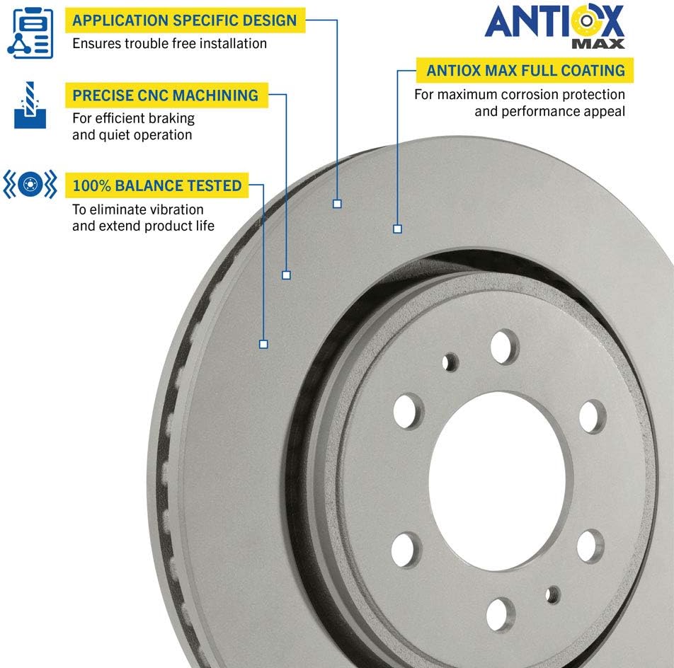 Front Brake Rotor Pack of 2 N10054