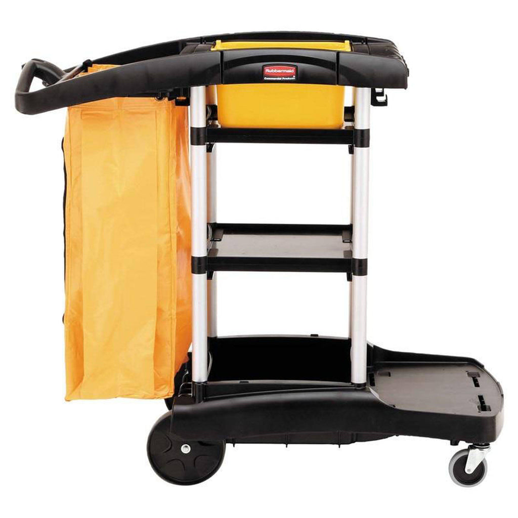 Black High Capacity Cleaning Cart Y507