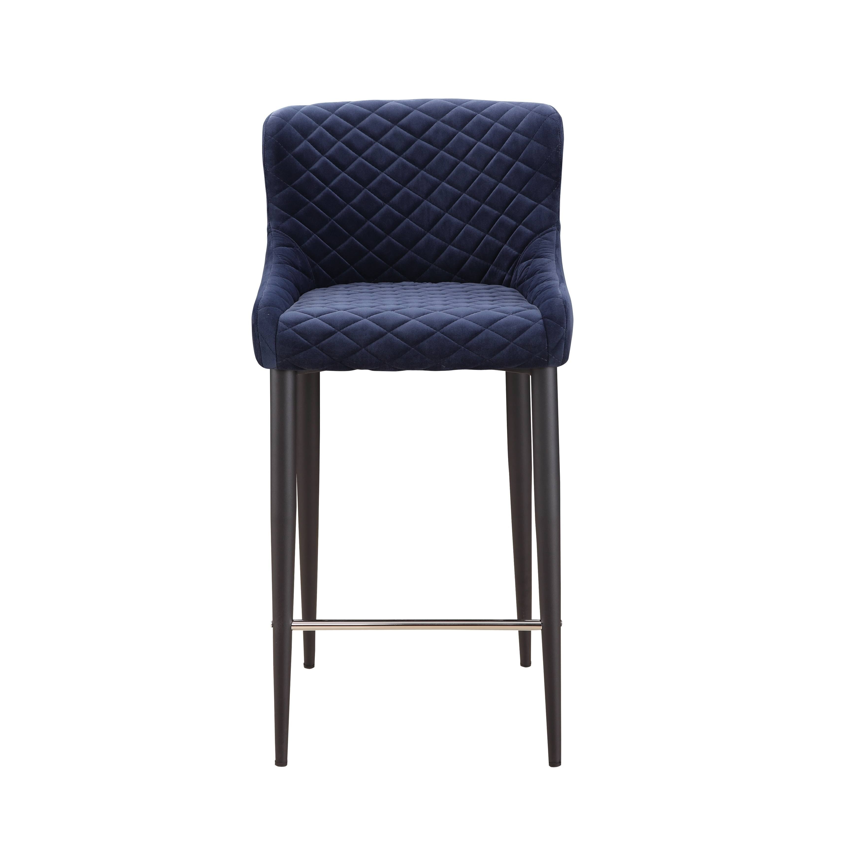 Modern Velvet Counter Stool N8641