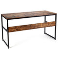Industrial Computer Desk with Storage Shelf Z526