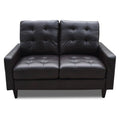 Espresso Leather-Gel Loveseat G223048