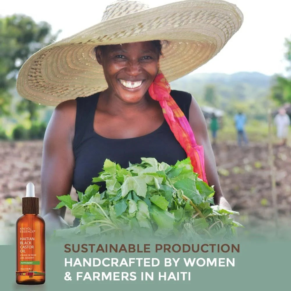 Haitian Black Castor Oil - Rosemary Mint F511