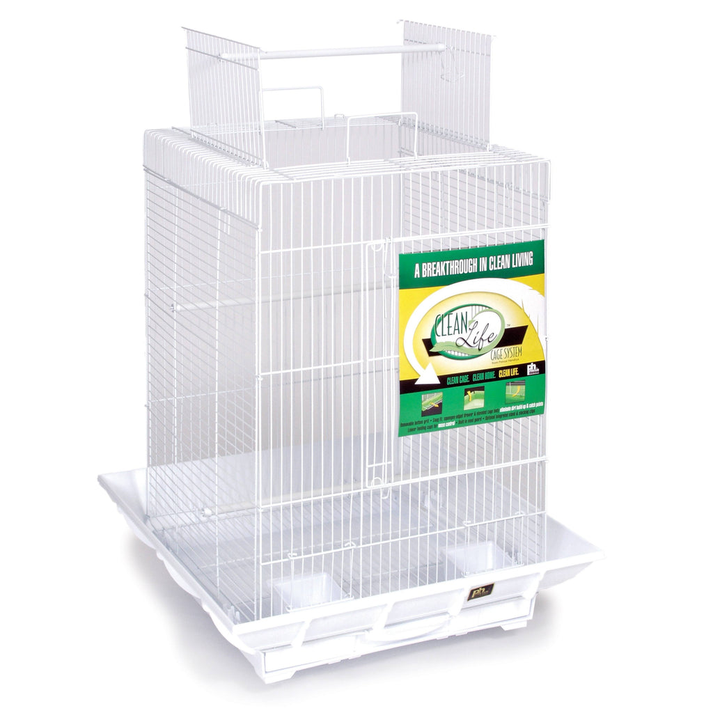 White Play Top Bird Cage Z47235