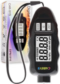 Coating Thickness Gauge Paint Meter, Range 0-137 mils, Ferrous, Non-Ferrous, LCD with Backlight, Precision Probe D45836