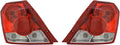 Pair of Tail Lights for Chevrolet Aveo Hatchback 2004-2007 J23851