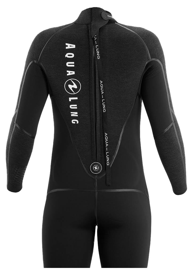 Grey/Blue 5mm Men LS Wetsuit X926592