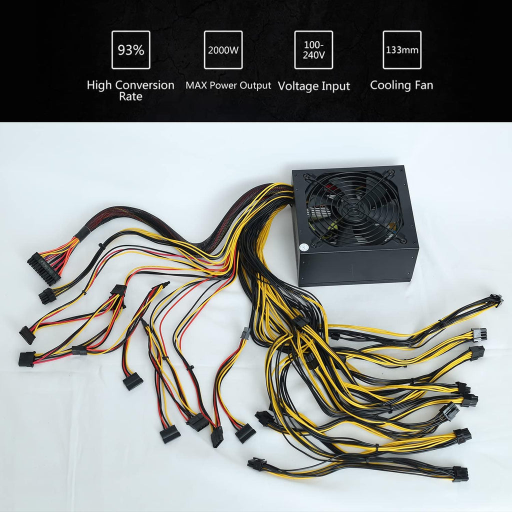2000W Modular PSU for 8 GPU Mining Rig M316359