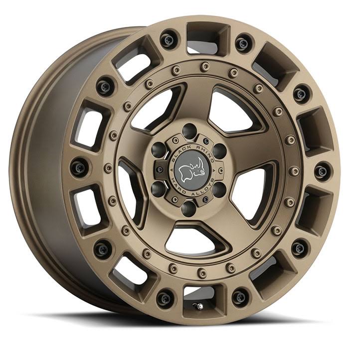 20x9.5 5x150 12mm Bronze Wheels with Black Bolts R34705