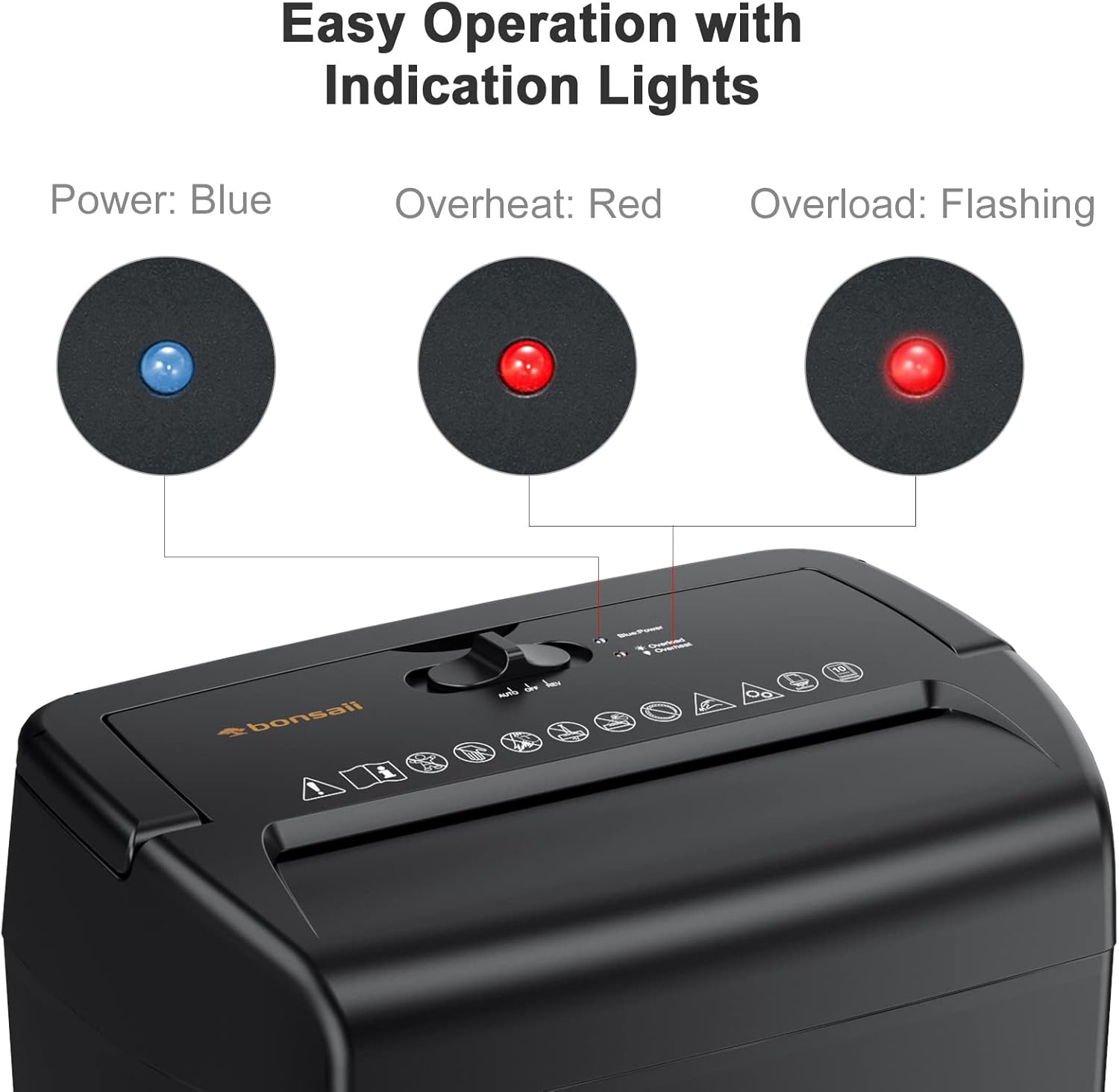 10-Sheet Cross-Cut Paper Shredder with 5.5 Gallons Wastebasket, Black V236