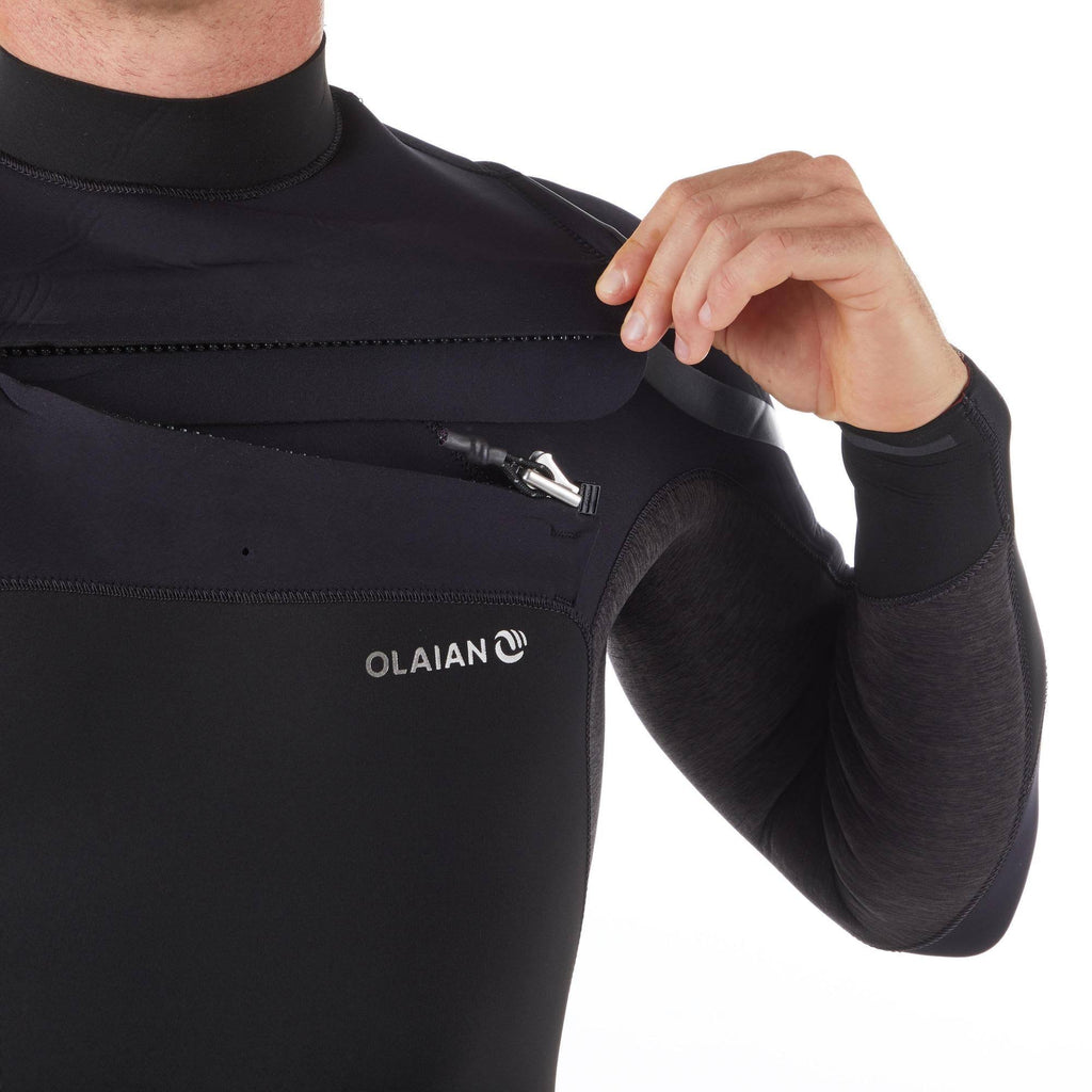 4/3 mm Neoprene Surfing Wetsuit in Black K1230
