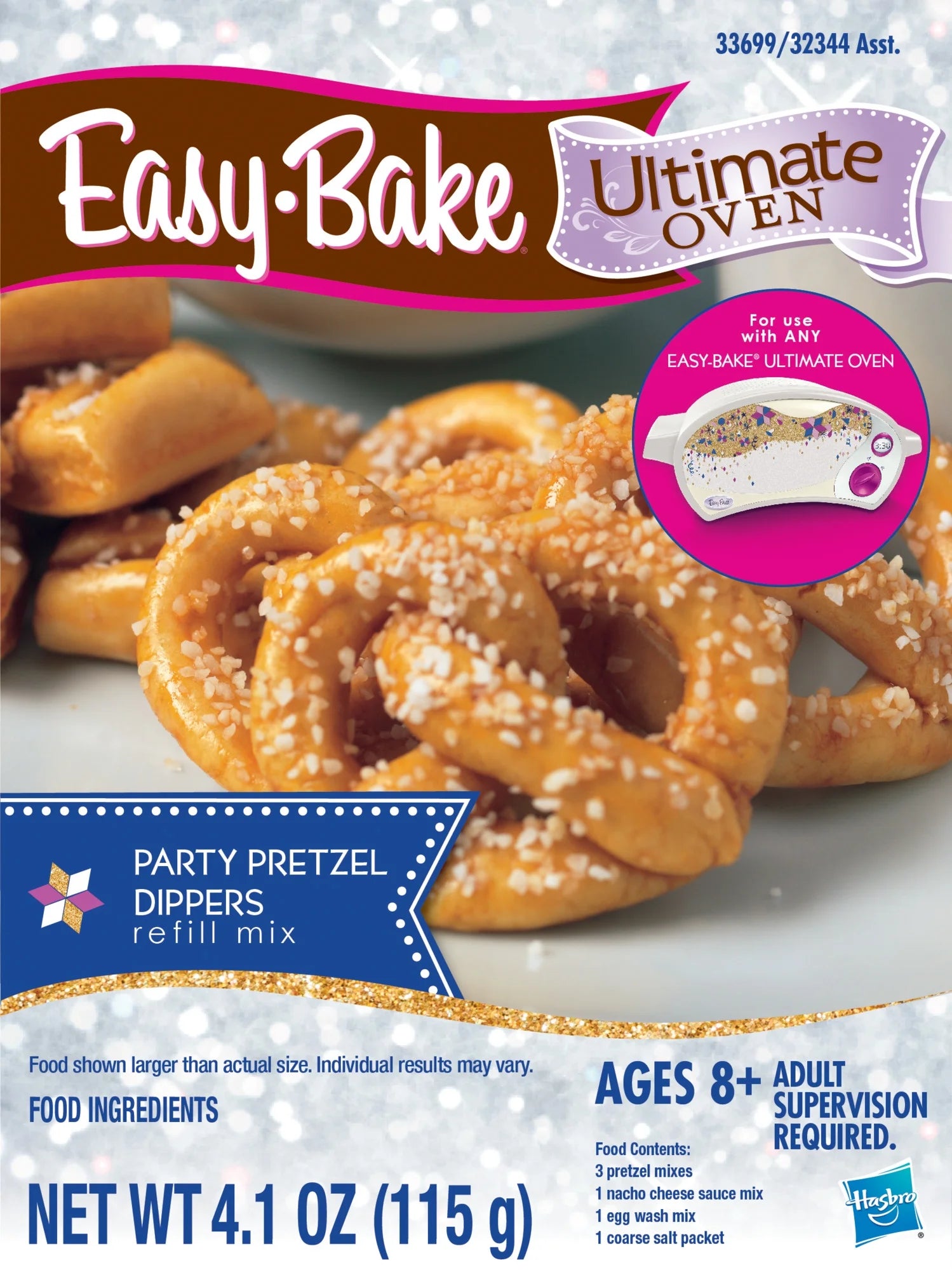 3-Piece Oven Pizza, Pretzel, and Whoopie Pie Mix F383