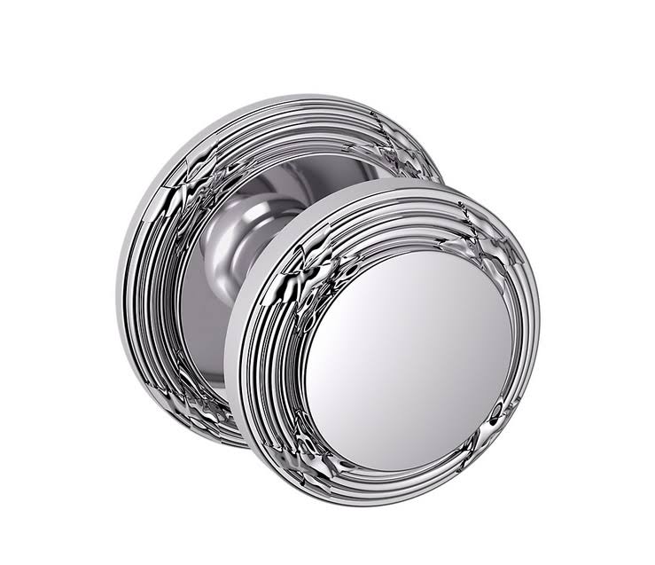 Polished Chrome Privacy Knob Set F538
