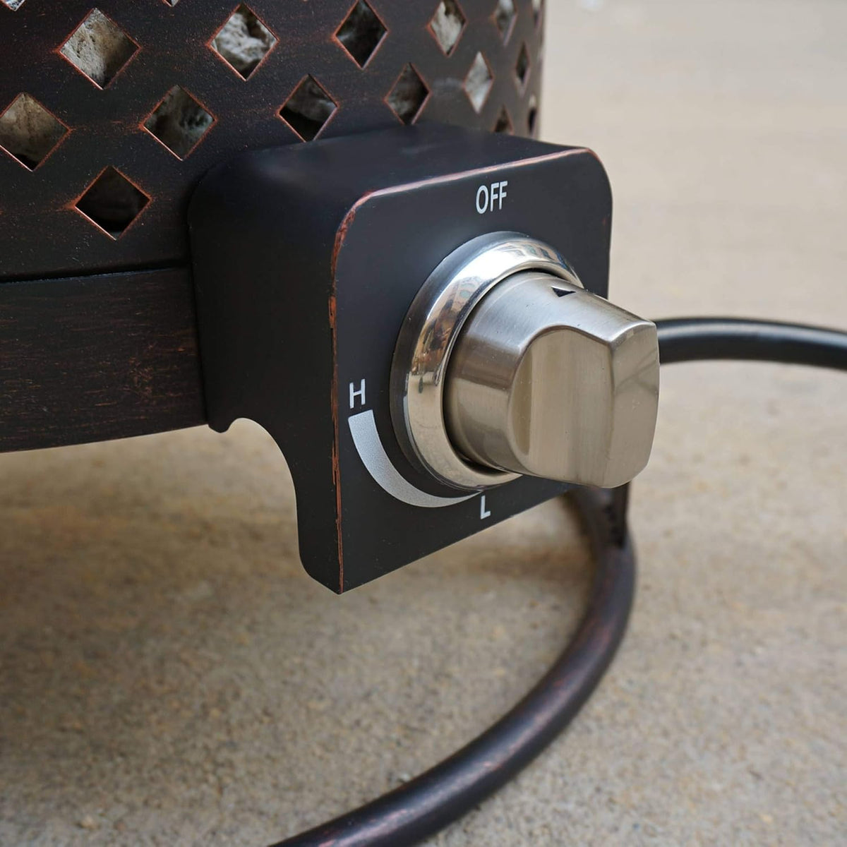 54,000 BTU Portable Steel Propane Gas Fire Pit F98232