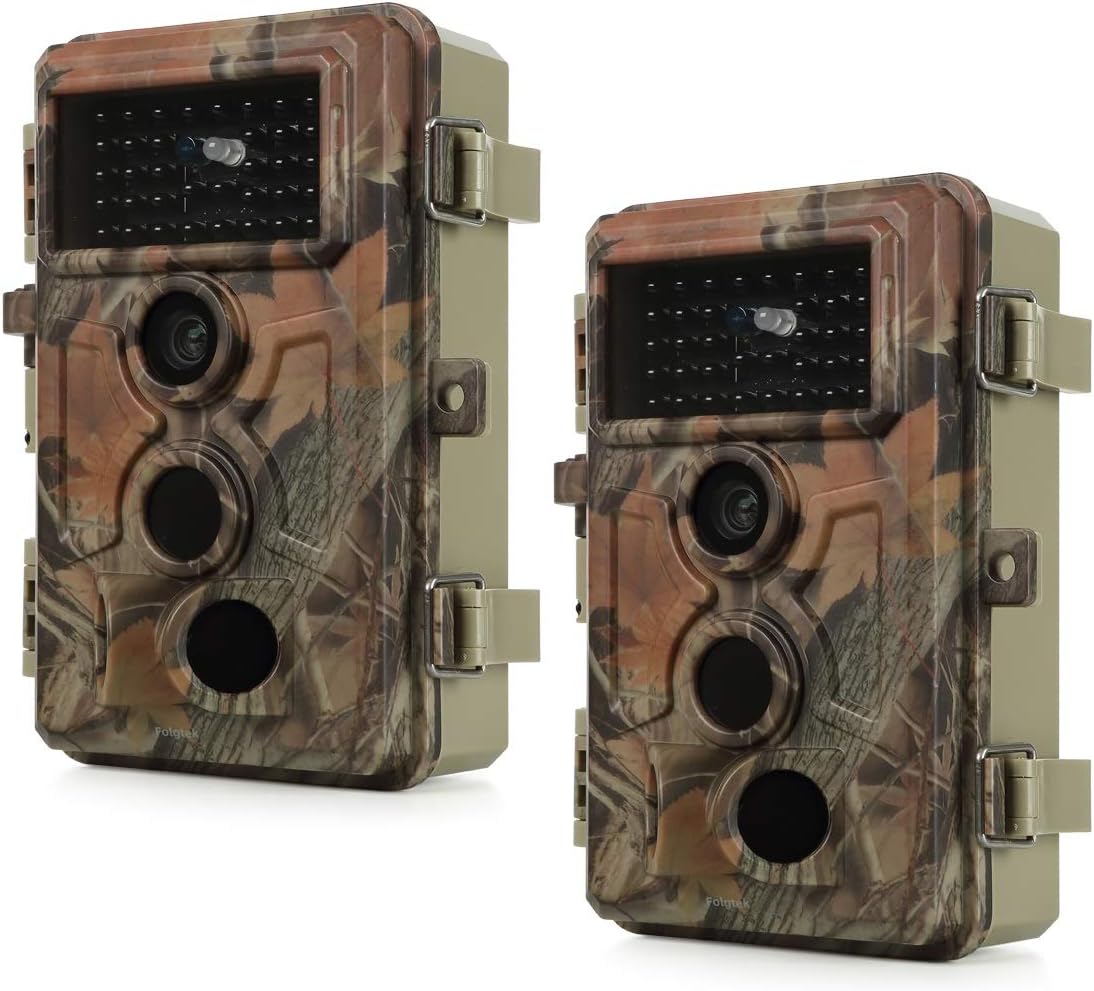 2-Pack Hunting Camera Game Cam 24MP 2.7K Night Vision Waterproof A749