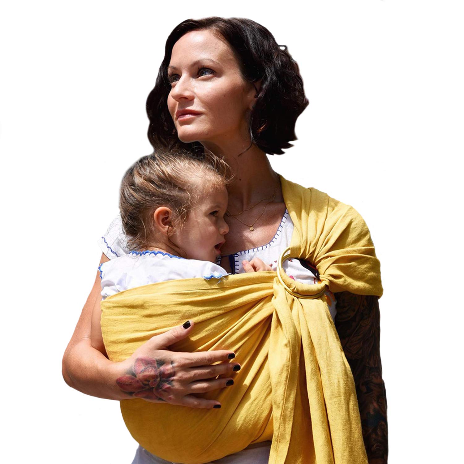 Bamboo and Linen Ring Sling Baby Carrier F101597