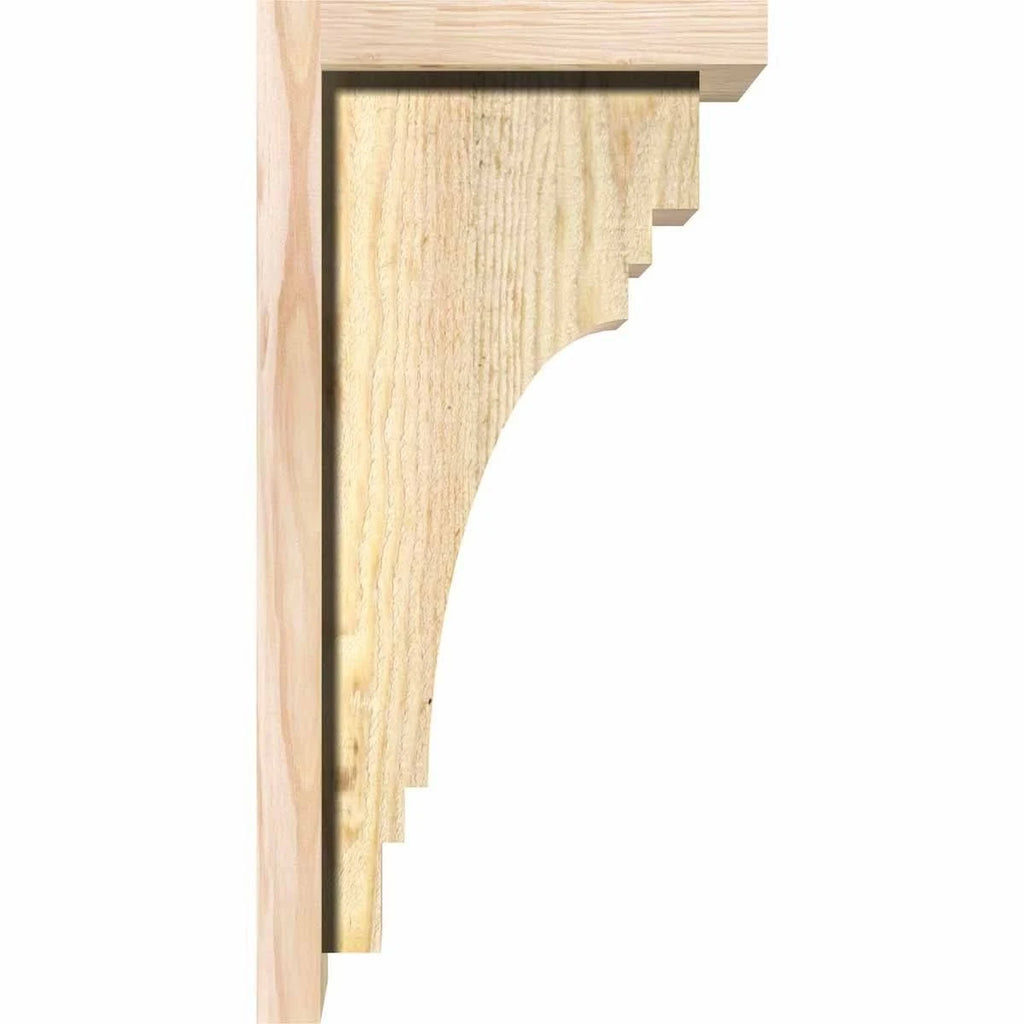 Douglas Fir Corbel with Backplate H729