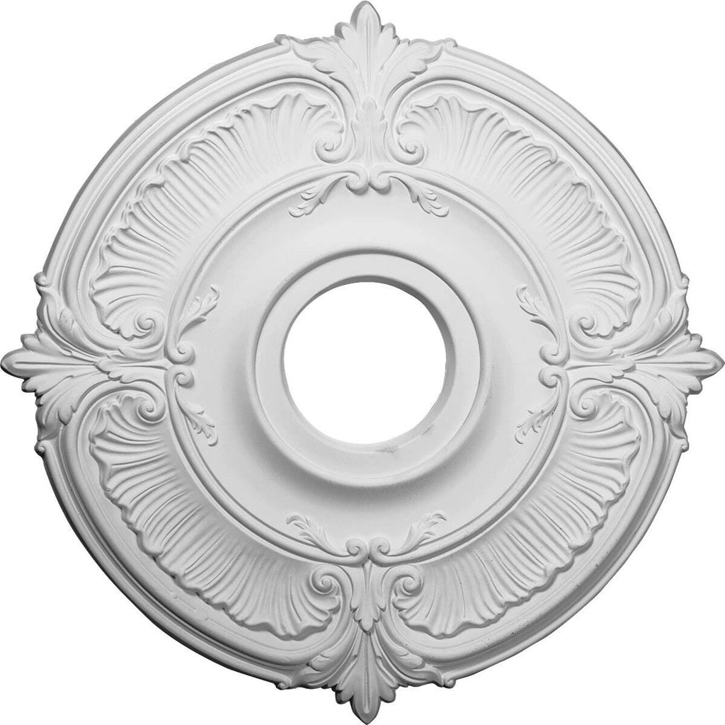 18x22OD x 4x22ID x 5/8x22P Hand-Painted Smokey Topaz Ceiling Medallion F892241