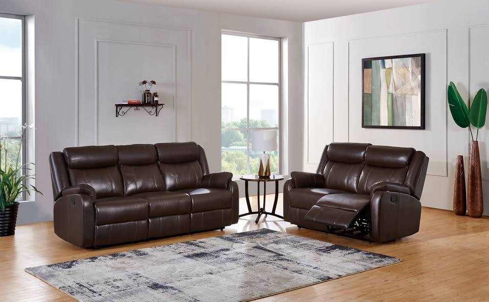 Brown Reclining Loveseat X522