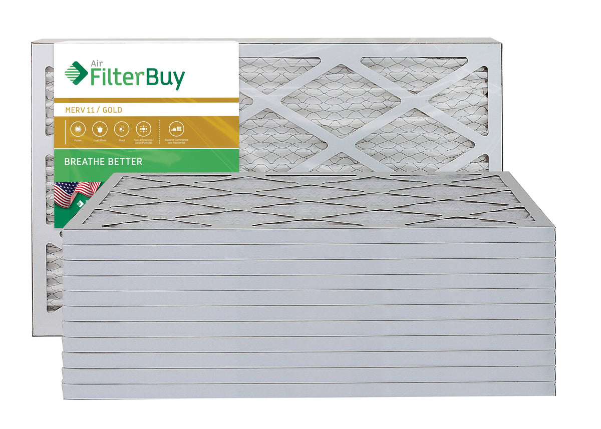10x24x1 MERV 11 Pleated AC Furnace Air Filter, Pack of 12 Z7409
