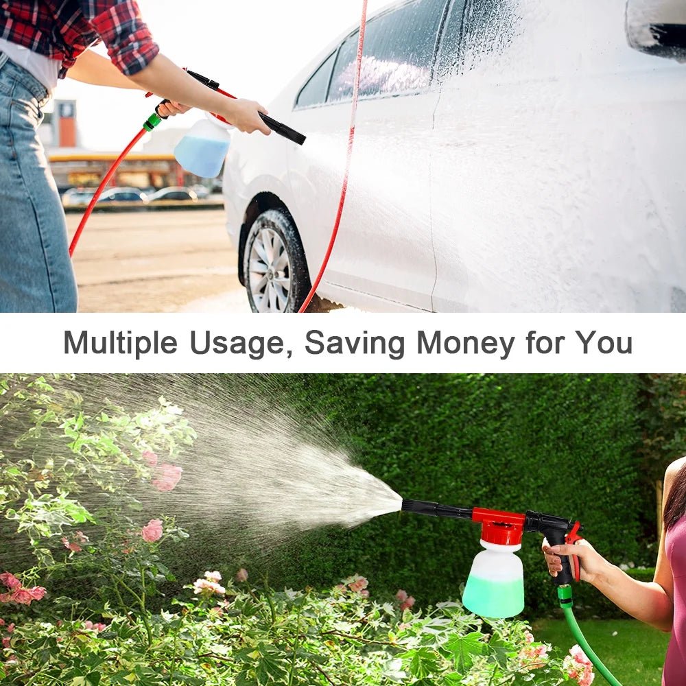 Car Wash Foam Sprayer with Adjustable Ratio Dial and 1 Liter Bottle D3305