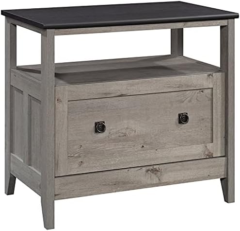 1 Drawer Wooden Lateral File Cabinet in Glacier White Q283168
