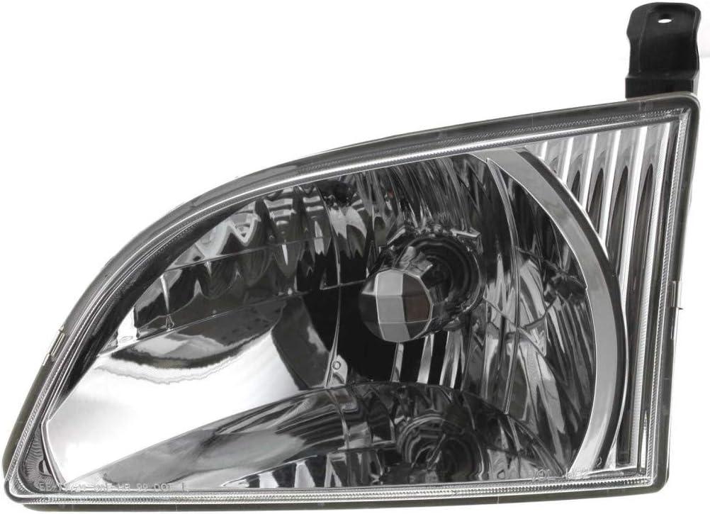2001 2002 2003 Toyota Sienna Head Light Assembly Driver Side with Bulbs DOT Certified Pack of 2 P3891