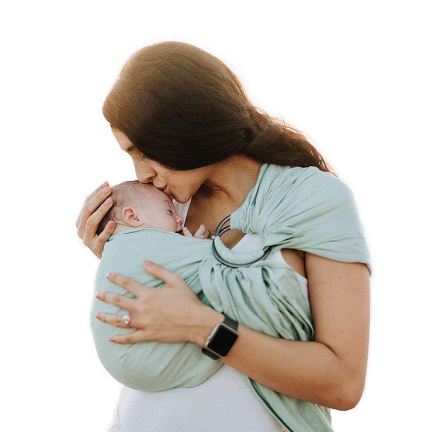 Bamboo and Linen Ring Sling Baby Carrier F101597