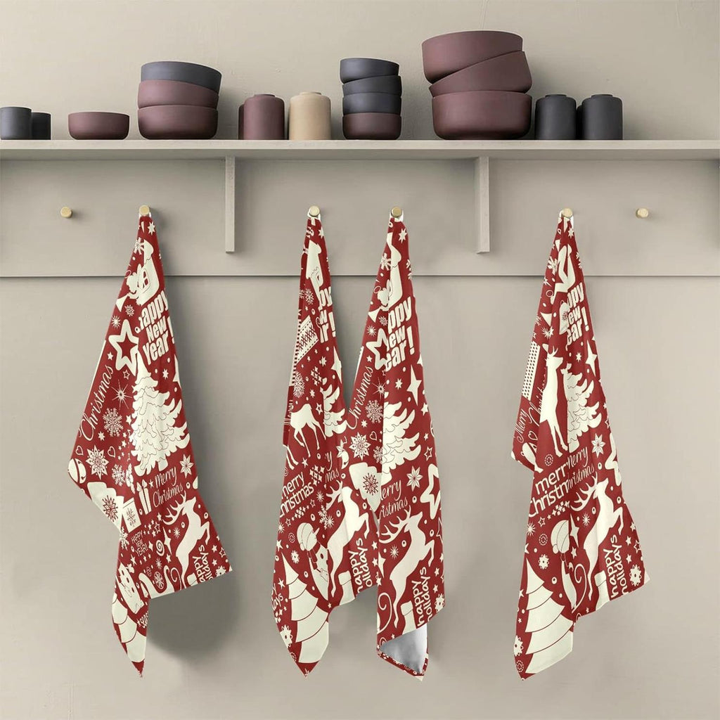 6pcs Kitchen Dish Towel Set, 18"x28" X812657