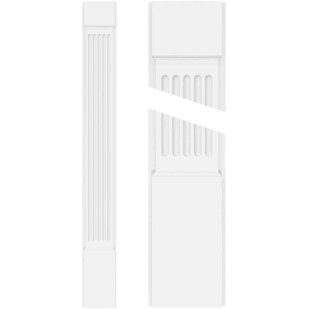 Fluted PVC Pilaster (Pair) X68324