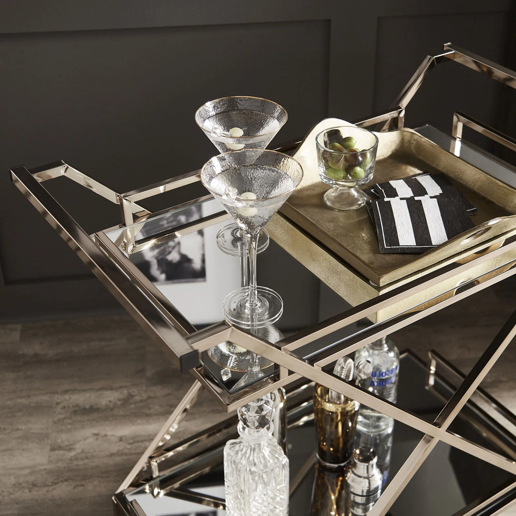 Champagne Gold Bar Cart N167