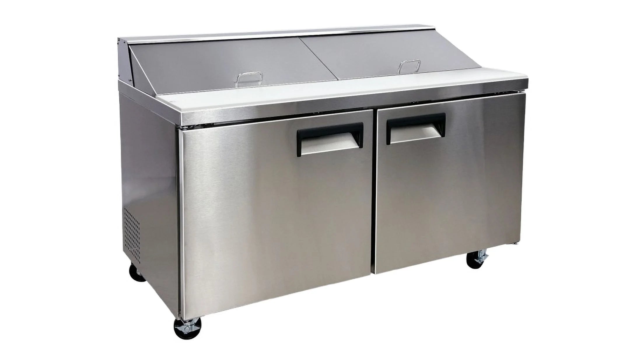 60 in. Commercial Two Door Sandwich Prep Table Refrigerator, 15 Cu. ft. P42884