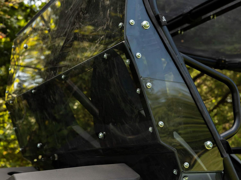 Heavy Duty Rear Windshield 1/4 Thick Lightly Tinted Polycarbonate C905
