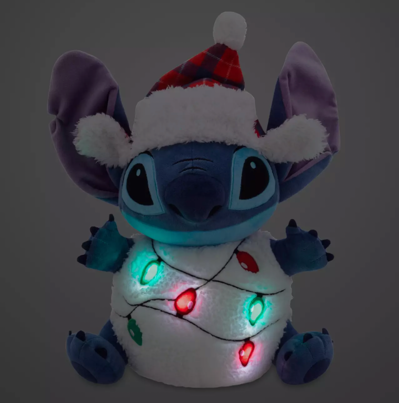 Stitch Light Up Holiday Medium Plush with Tag W137341