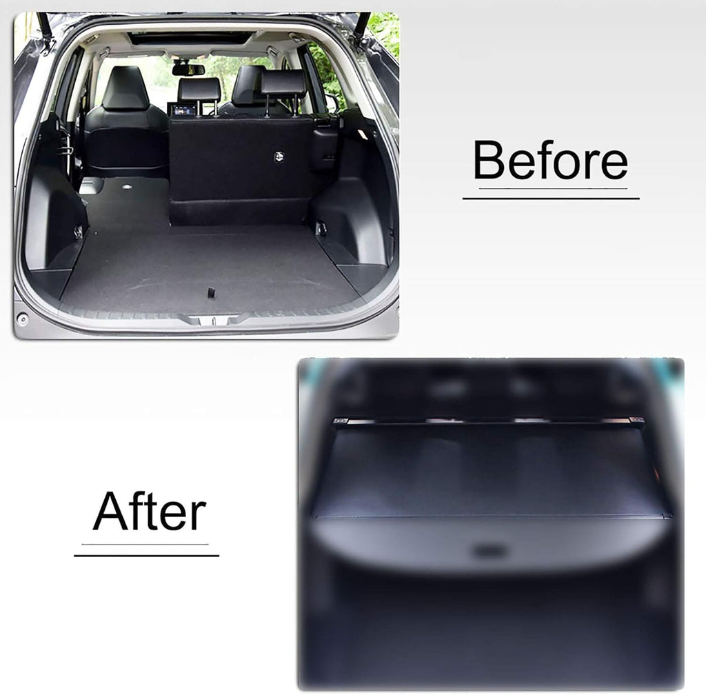 Retractable Cargo Cover Black Pack of 2 B954413