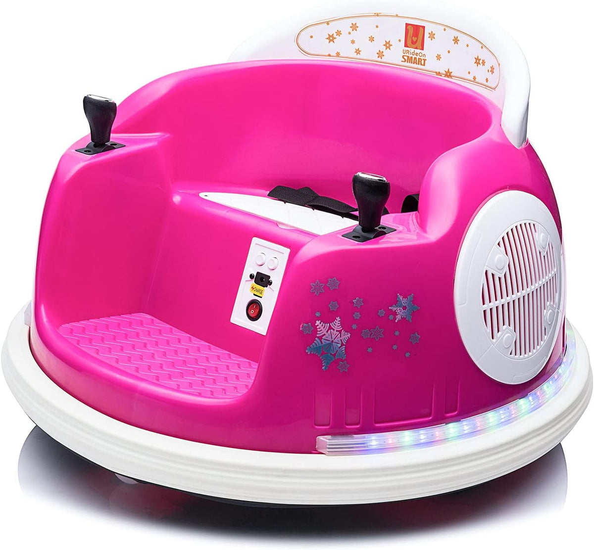 Pink 6V Ride On Bumper Car with Remote Control O4364