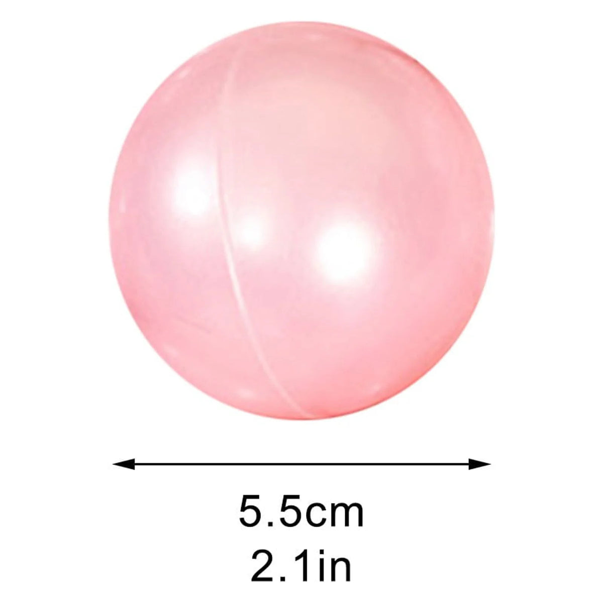 50PCS 5.5cm Colorful Soft Plastic Ocean Balls S461489