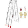 Aluminum Loading Ramp 750 lbs Foldable Non-slip Truck Ramps E22855