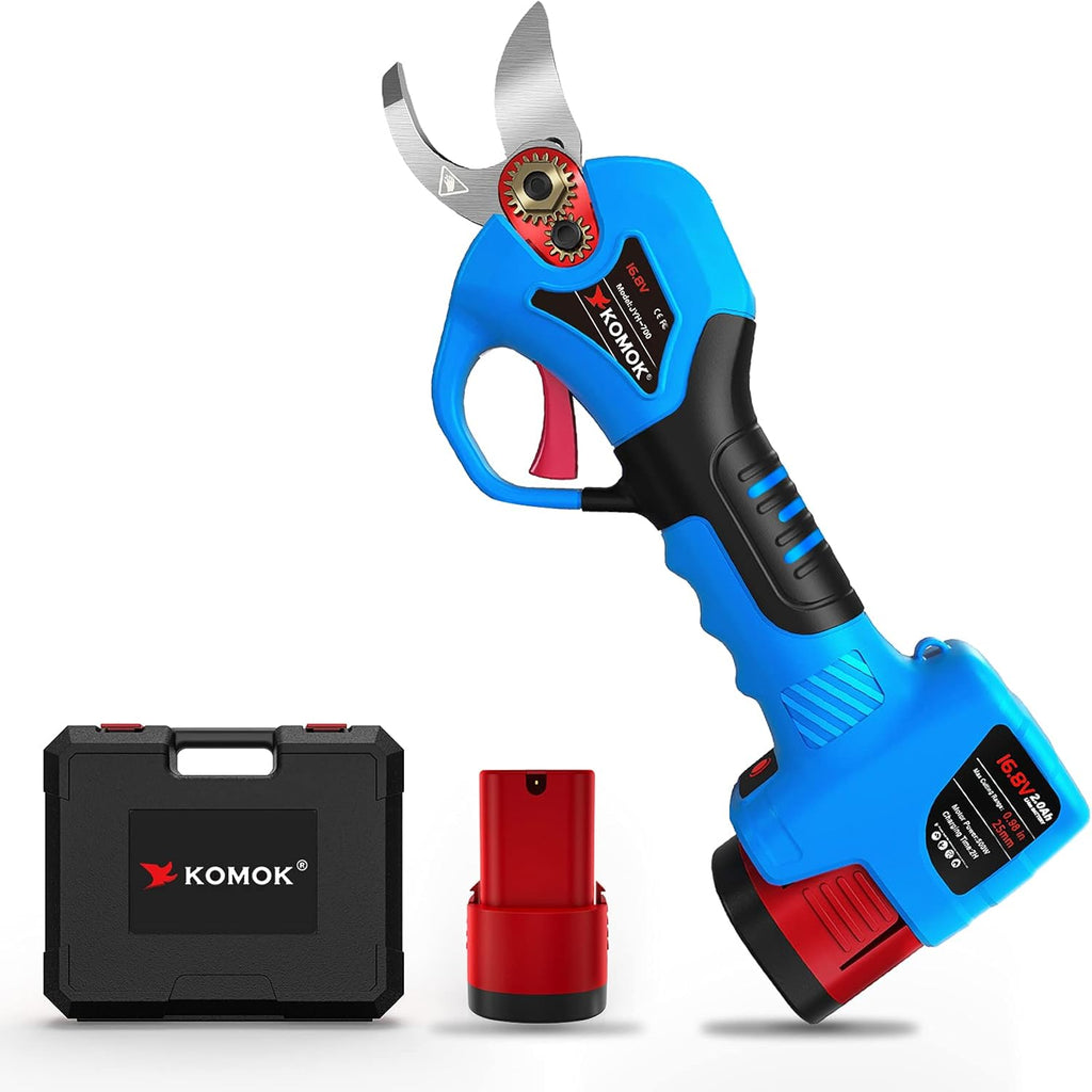 Electric Pruning Shears, Cordless Branch Cutter, 2PCS 2Ah Battery, MAX 1" Cutting Capacity M190