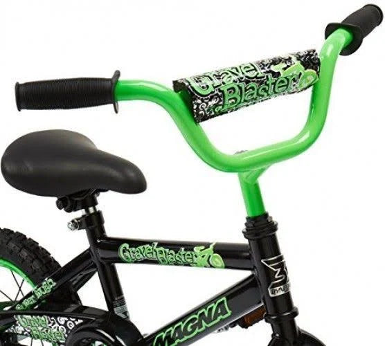 Green Black 12-Inch Boys Bike C4157